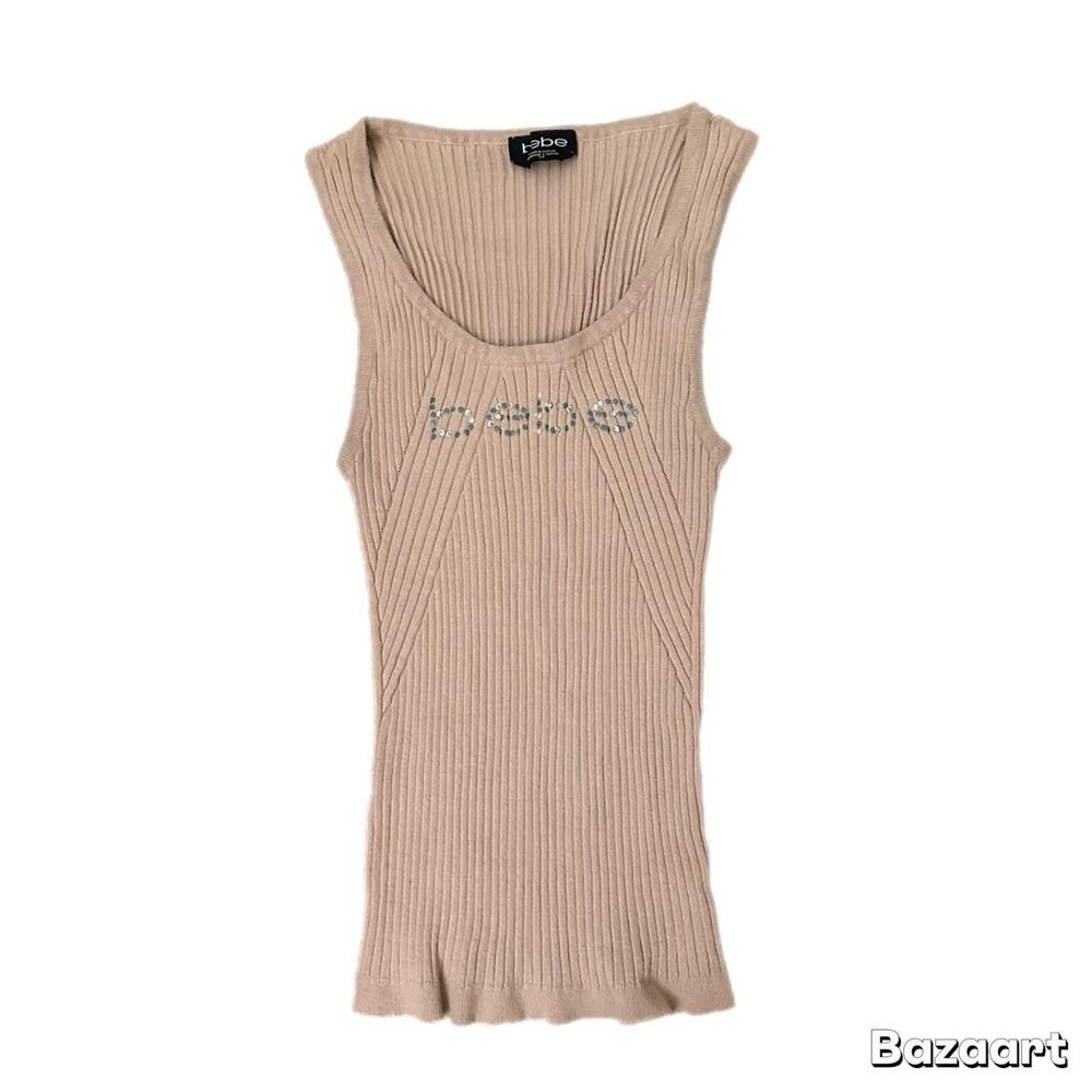 Bebe rhinestone top